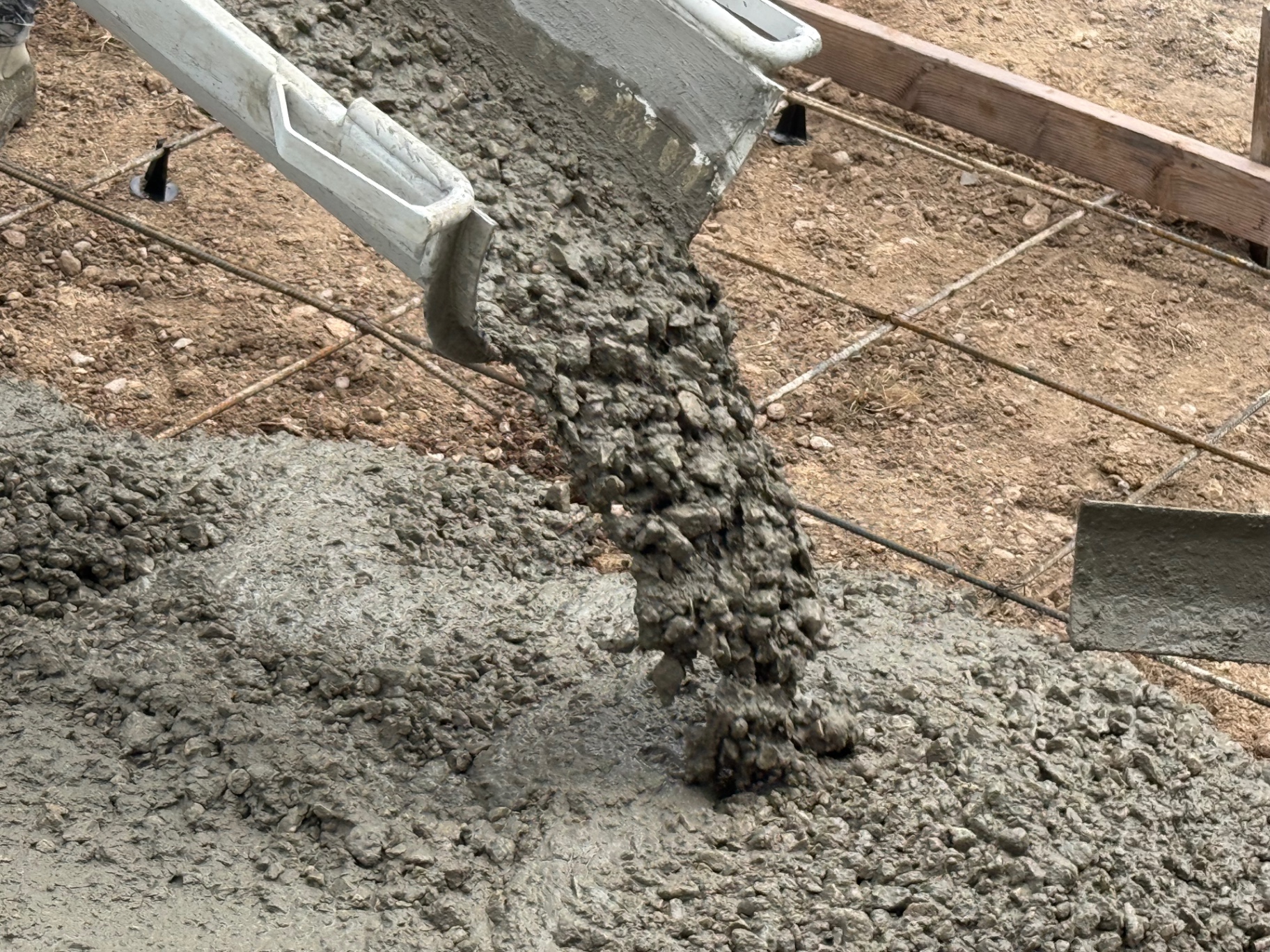 Fresh Concrete Pour